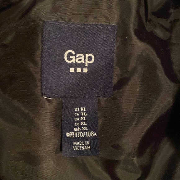 Gap winter vest, black-and-white - Picture 2 of 2